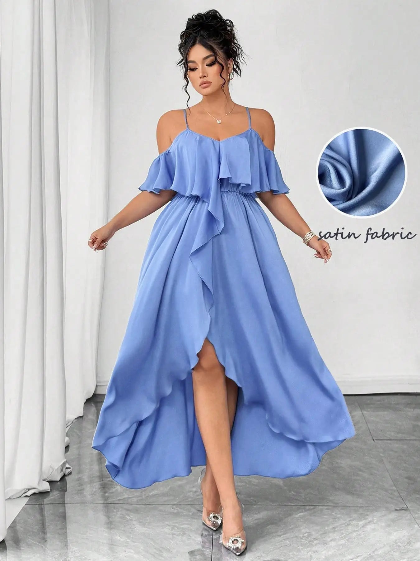 【Plus Size】Women's Dress, Elegant Dress for Party Holiday Wedding, Women's Clothes for Summer Good Vibrations