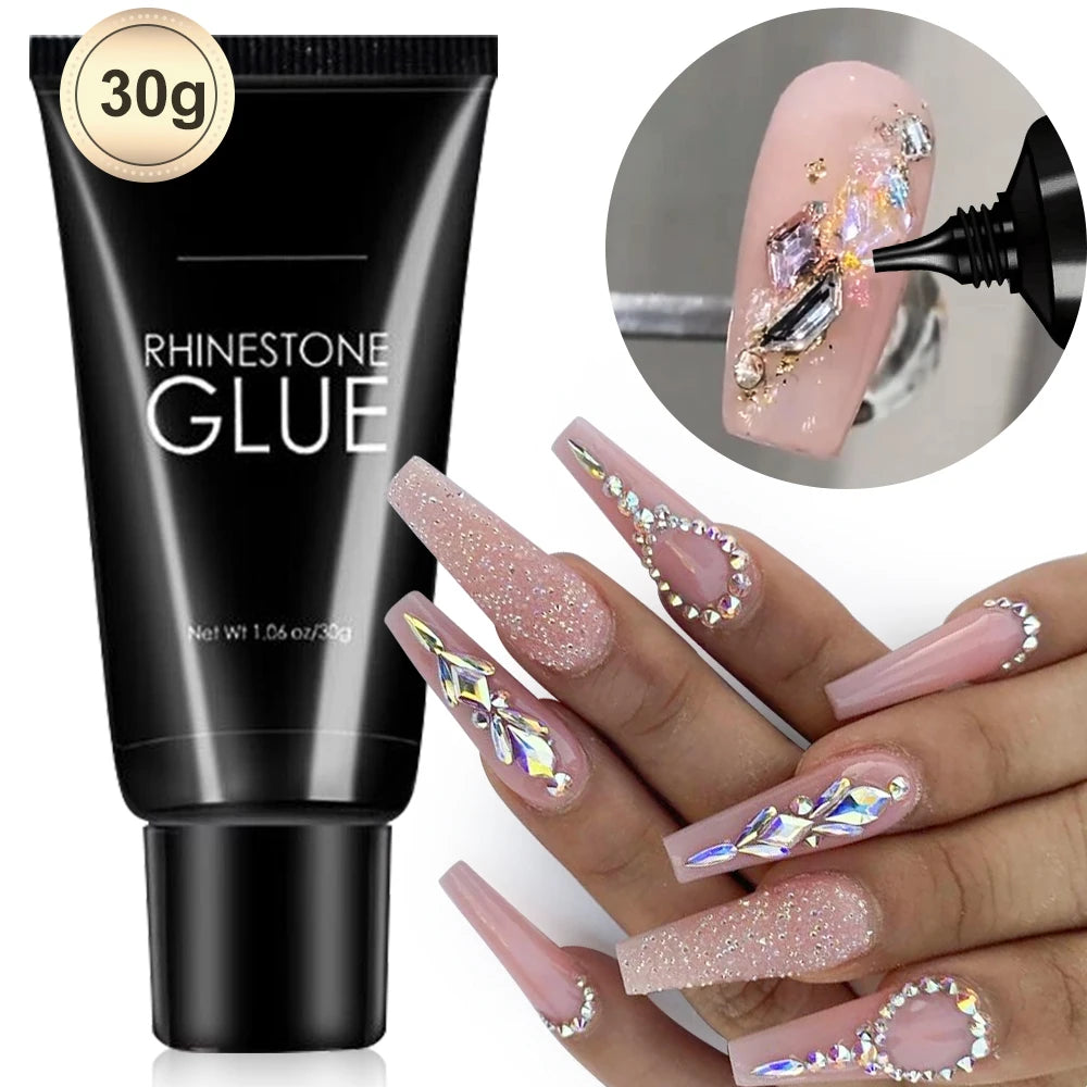10/5/1pcs Extra-Strong Nail Glue Quick Dry Nail Tips Adhesive Acrylic Nail Glue Professional DIY Rhinestone False Nail Glue Good Vibrations