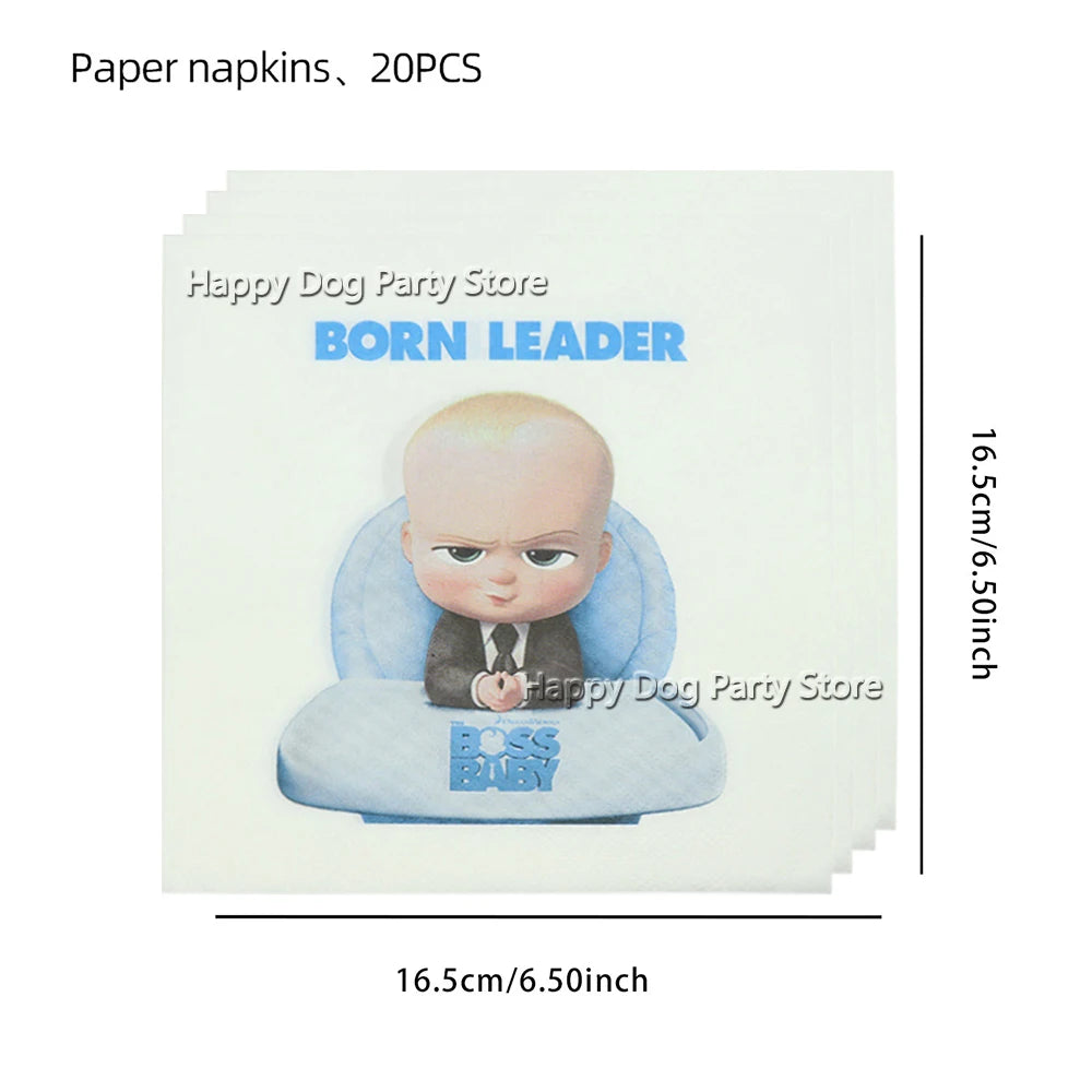 Baby Boy Party Decoration Banner Tableware Supplies Paper Boy DIY Cake Topper Birthday Foil Balloons Kit Accessory Gift Bags Good Vibrations