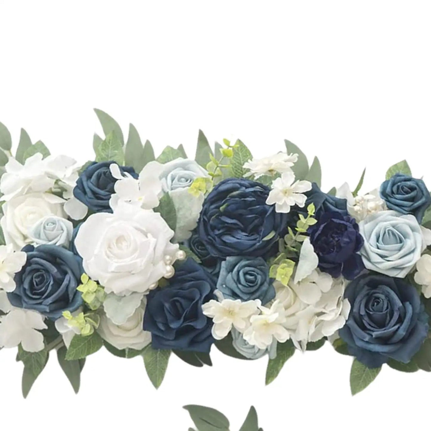 2x Artificial Floral Swag Flowers Backdrop for Party Craft Art Decorative Good Vibrations