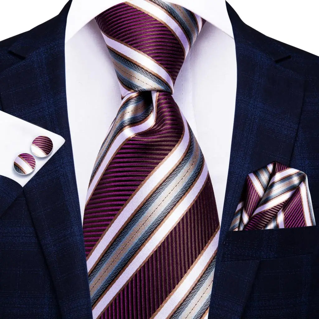 Hi-Tie 8.5cm Business Black Solid Paisley 100% Silk Men's Tie Neck Strip Ties for Men Formal Luxury Wedding Neckties Gravatas Good Vibrations