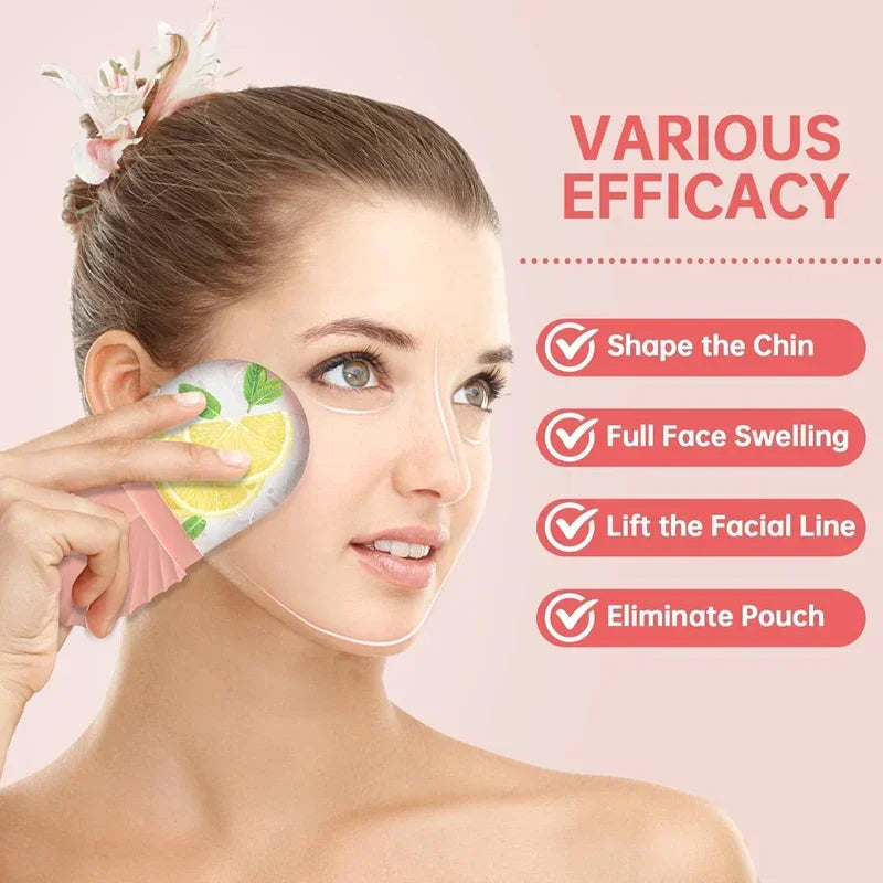 Ice Face Roller Ice Cube Beauty Massage Silicone Ice Mold For Eye Puffiness Ice Facial Roller Shrink Pores Good Vibrations