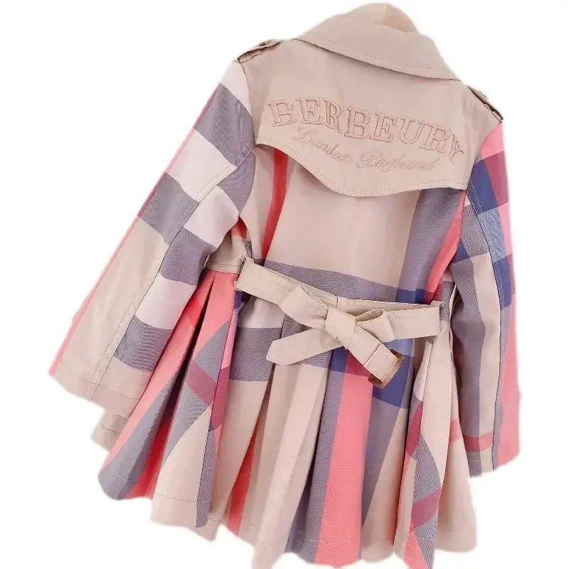 Girls Coat Jacket Cotton Outwear Windbreak 2023 Sweet Spring Autumn Outdoor Teenagers Children's Clothing Good Vibrations