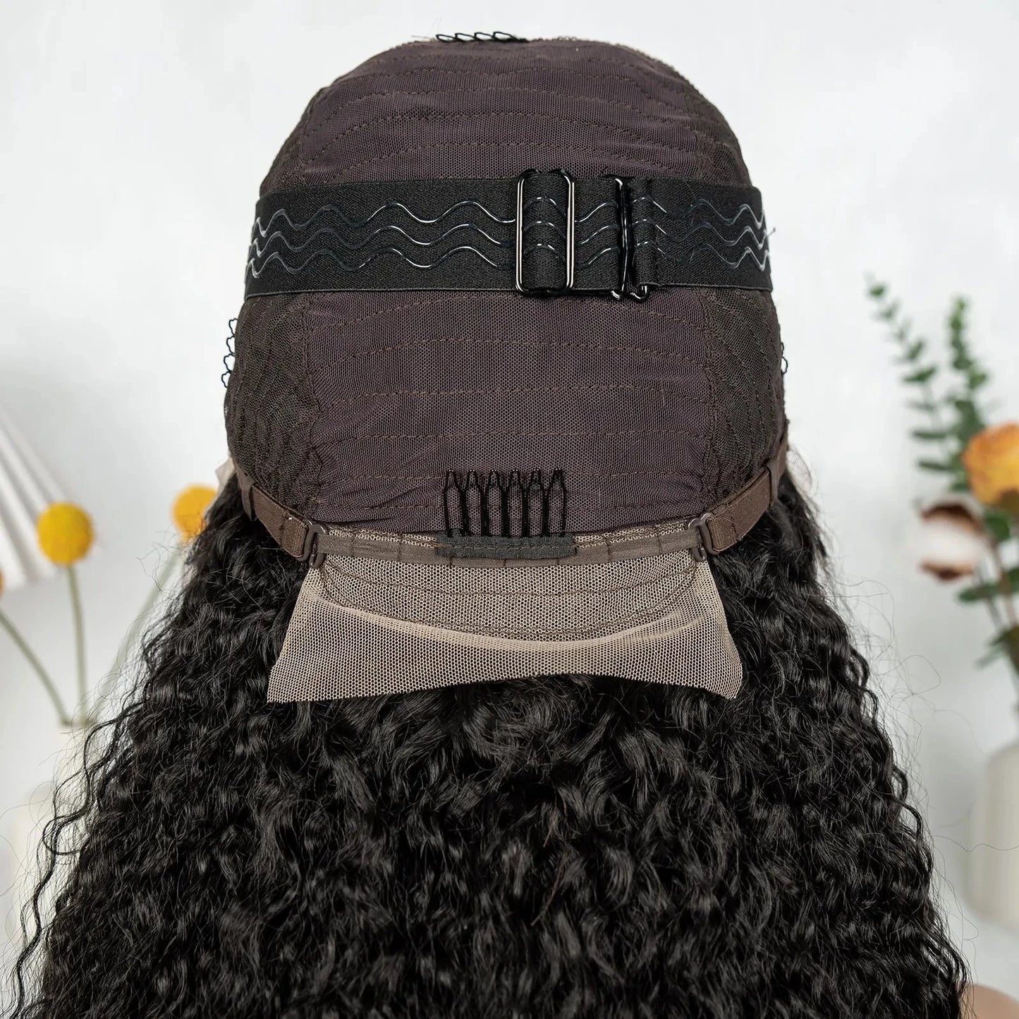 Knotless Braided Wigs With Curly Hair 13x6 Synthetic Braided Wigs Cornrows Wigs Afro Kinky Curly Braided Wigs For Black Women Good Vibrations