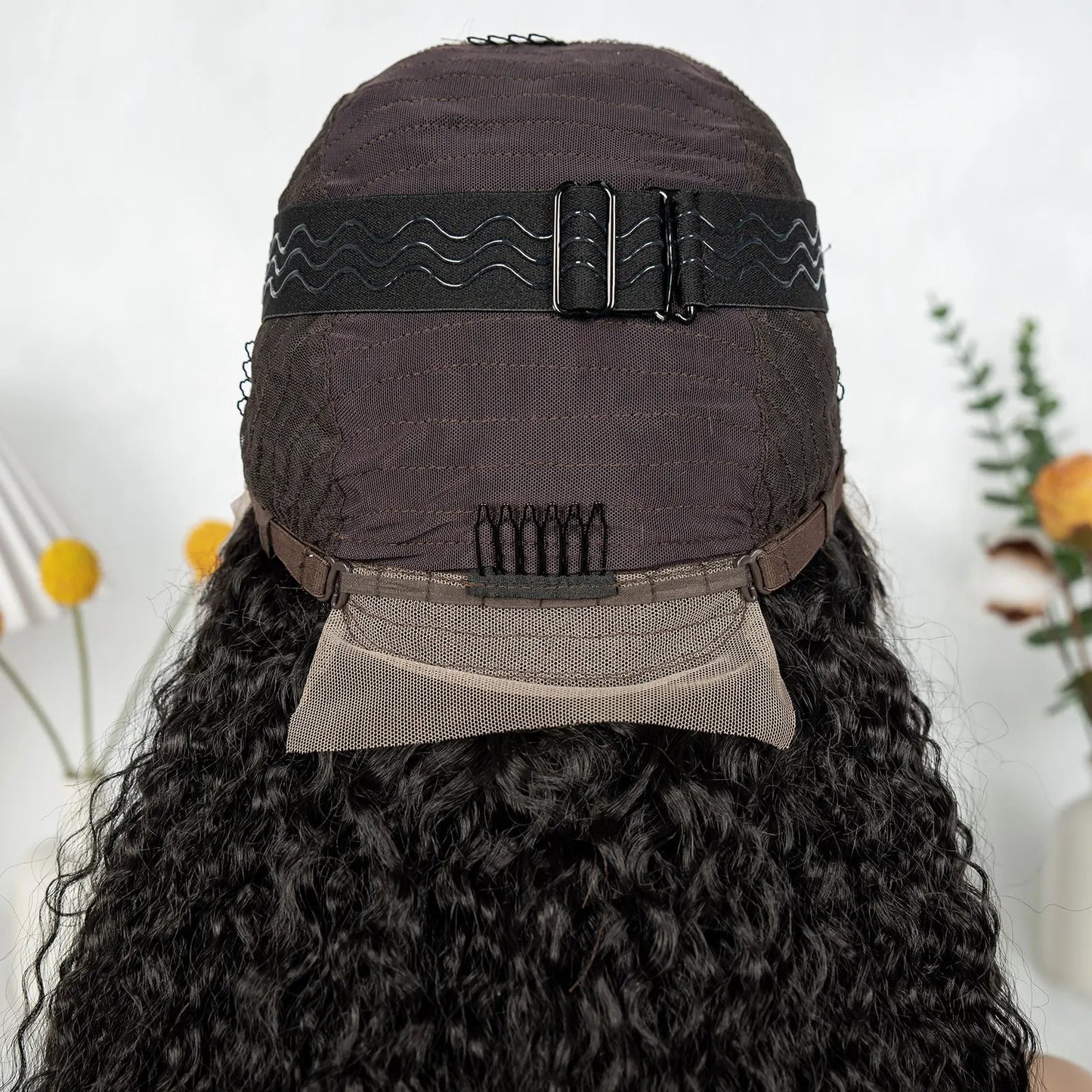 Knotless Braided Wigs With Curly Hair 13x6 Synthetic Braided Wigs Cornrows Wigs Afro Kinky Curly Braided Wigs For Black Women Good Vibrations