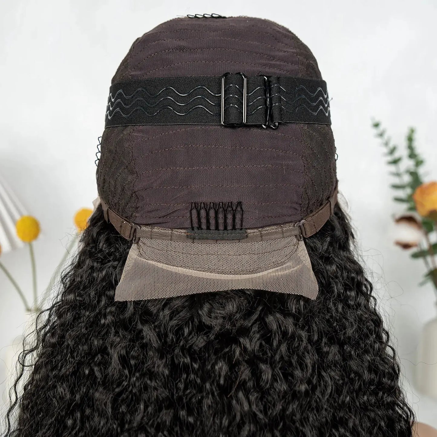 Knotless Braided Wigs With Curly Hair 13x6 Synthetic Braided Wigs Cornrows Wigs Afro Kinky Curly Braided Wigs For Black Women Good Vibrations