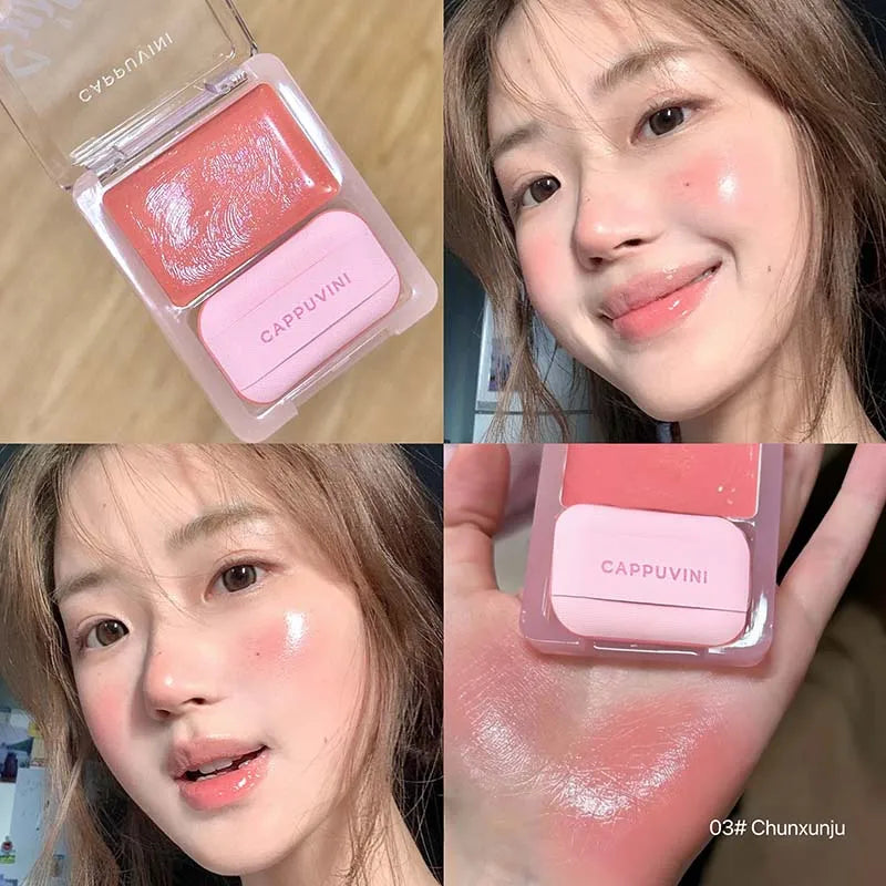Yuanqi Blush Cream Is A Moisturizing And Evenly Pigmented Blush With Natural Light Swelling Color And Girlish Pink Blush Good Vibrations