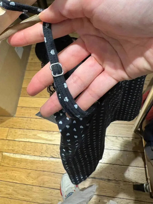 Hearts Lace Trim Tank Shorts Pajama Set Woman Summer Sexy V-neck Crop Tops+Slim Underpants Vintage Sweet Home 2 Piece Sets Y2k GOOD Vibrations