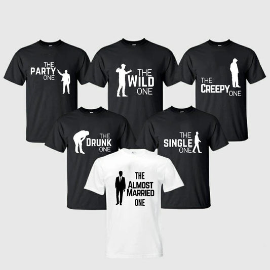 Bachelor Groomsmen Group Party Shirt Groom Crew T-Shirt Wedding Party Shirts Funny Matching Party Tee Groom Team Shirt Good Vibrations