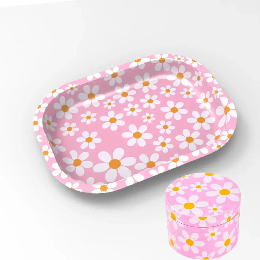 Daisy Flower Spice Grinder Rolling Tray Good Vibrations Adult Super Store