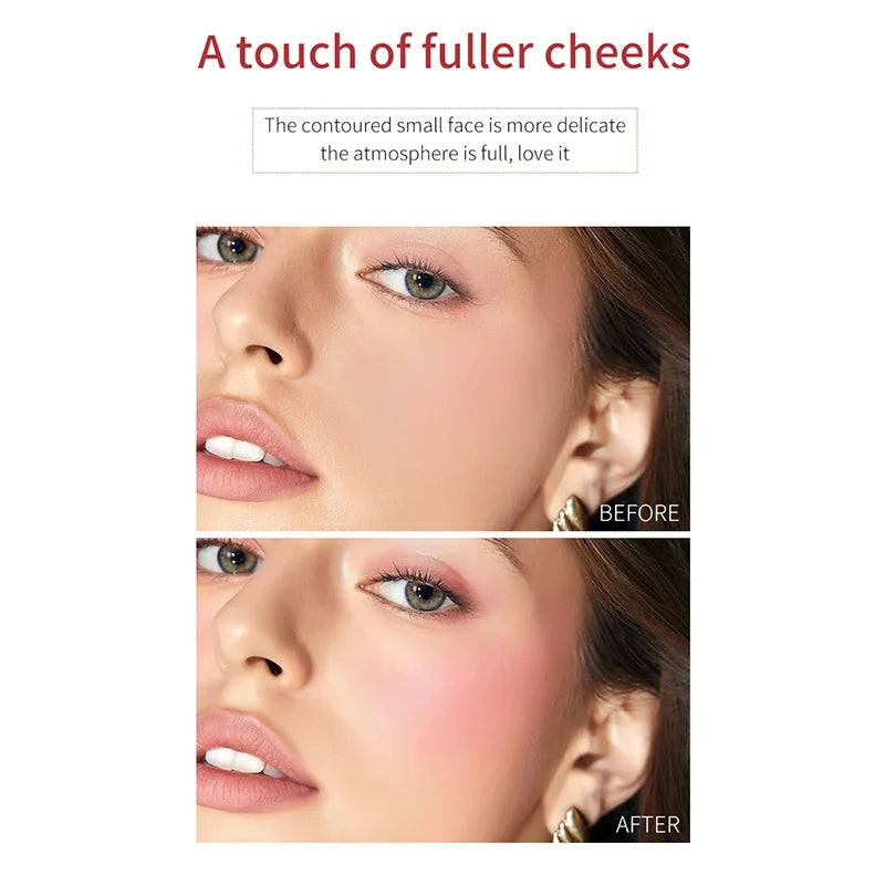 Cheek 3-in-1 Lip Tinted Moistured Blush Stick Silky Brighten Blush Cream Blusher Cosmetics Tubes Matte Contour Cosmetics New Good Vibrations