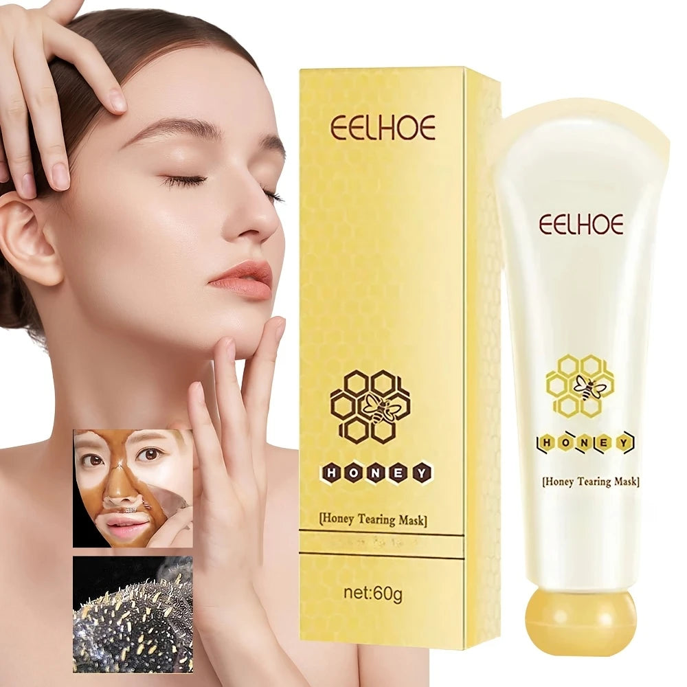 Honey Peel Off Mask Shrinks Pores Deep Clean Remove Dead Skin Blackhead Smooth Face Purifying Mask Oil Control Skin Care Good Vibrations