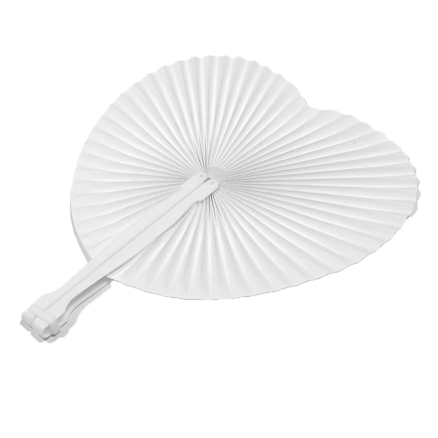1pcNew folding fan Heart center wall decoration Wedding party gift anniversary birthday wedding fan Good Vibrations