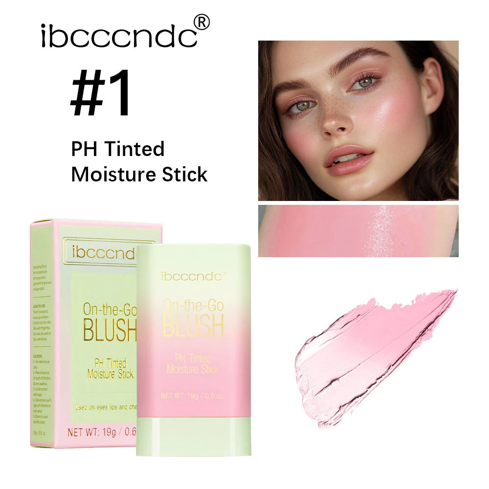 Temperature Change 3-in-1 Cheek Lip Tinted pixiBlush Stick Temperature Change Blush Makeup Products Cosmetic Palette Stick Face Good Vibrations