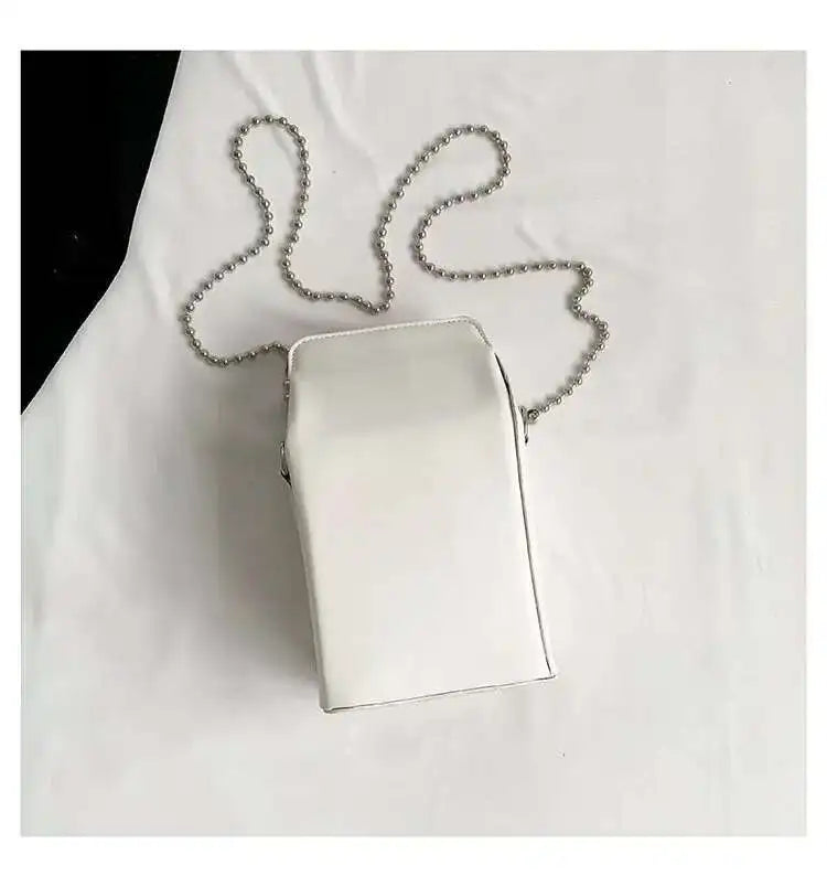 Printed Graffiti Small Square Bag Fashion Cool Crossbody Bag Funny Box Shoulder Bag For Girls Good Vibrations