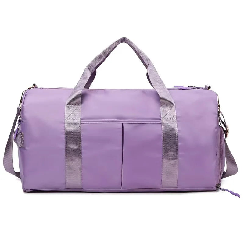 Personalized Duffle Bag, Gym Bag, Sport Bag, Custom Women Fitness Bags, Overnight Camp Bag Gift for Women, Gift For Mother's Day Good Vibrations