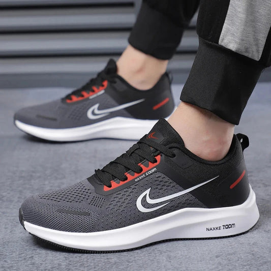 Men's Shoes 2025 New Summer Breathable Mesh Casual Sports Shoes Men's Trendyy Versatile Work Running Shoes Good Vibrations