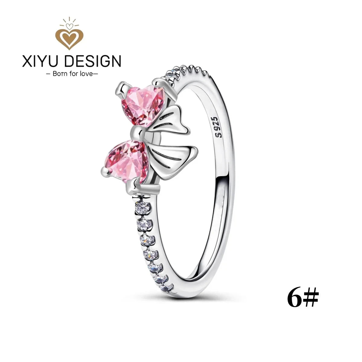 925 Sterling Silver Red Heart-shaped Ring Earrings Necklace Charm Sparkling Women's Jewelry Gift Fashion Light Luxury Making Good Vibrations