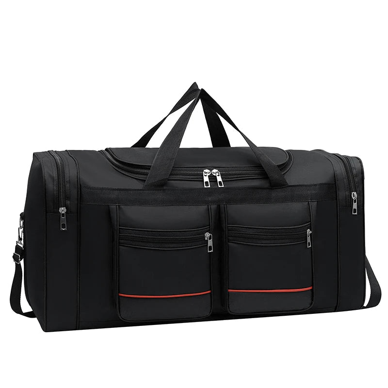 Large Capacity Handbag Multiple Pockets Outdoor Duffle Bag Luggage Gym Bags for Men Sports Fitness Bag Business Travel Package Good Vibrations