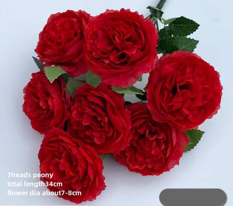 Wedding Decor Rose red wine red artificial rose flower row road guide Hydrangea flower silk flower dropshipping Good Vibrations