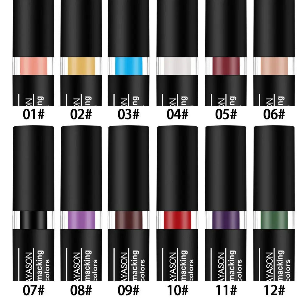 Matte Lipstick Long Lasting Waterproof Black White Lip Gloss Velvet Lip Tint Christmas Halloween Make Up Wholesale Good Vibrations