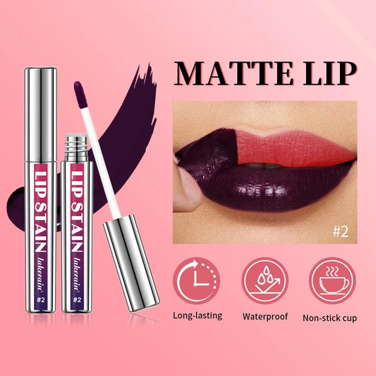 Long Lasting Lip Inks Korean Matte Lip Tint Peel Off Matte Tick for Lips Stick Free Shipping Liquid Lipstick Waterproof Makeup Good Vibrations