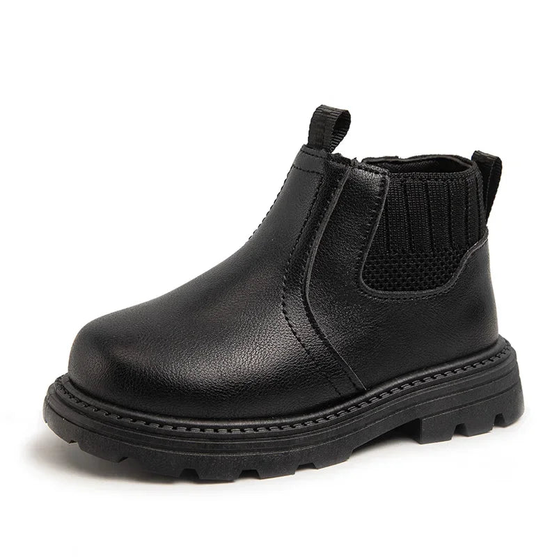 Children Fashion Boots Soild Color Versatile Kids Short Boots Soft Bottom Non-slip 2025 Autumn Winter New Boys Girls Ankle Boots Good Vibrations