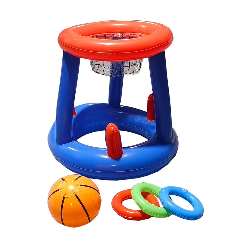 Water basketball hoop. Wholesale of cross-border inflatable water toys. Inflatable basketball hoop with interactive Good Vibrations