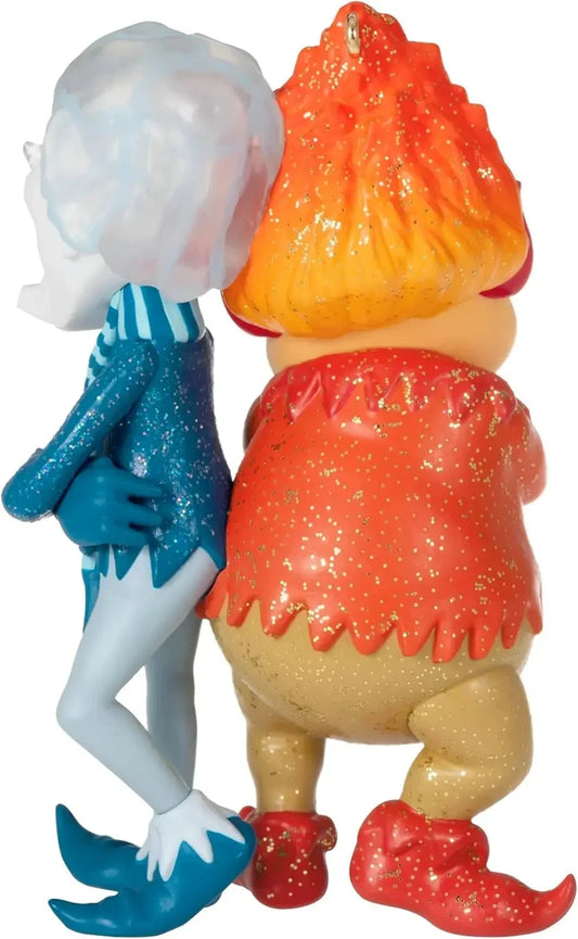 Christmas Ornament, The Year Without a Santa Claus Snow Miser Heat Miser, Funny Christmas Movie Gifts Good Vibrations