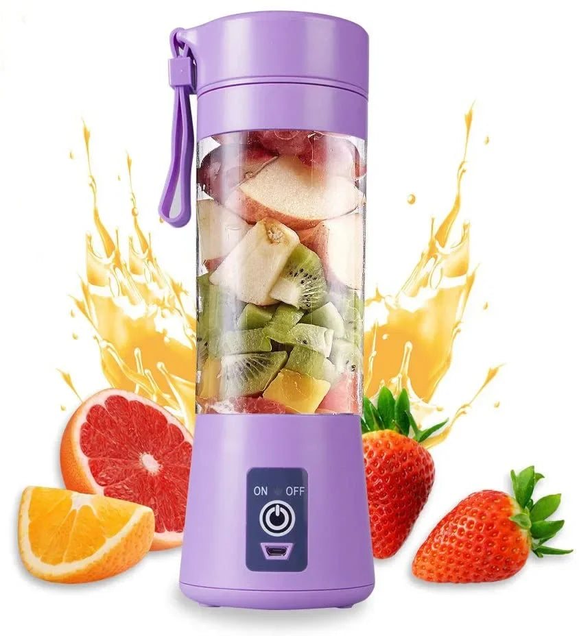 Portable Mini Electric Juicer USB Charging Smoothie Milkshake Maker Automatic Fresh Squeezer Fruit Orange Lemon Kitchen Blender Good Vibrations