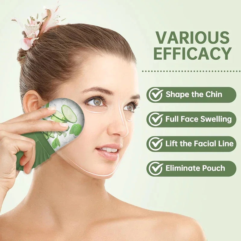 Ice Face Roller Ice Cube Beauty Massage Silicone Ice Mold For Eye Puffiness Ice Facial Roller Shrink Pores Good Vibrations