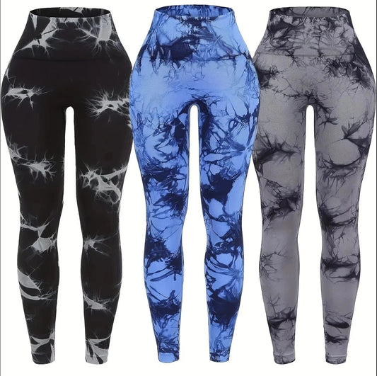 Women Yoga Pants Sport Leggings Seamless High Waist Push Up Woman Tights Fitness Workout Leggins Gym Clothing Good Vibrations