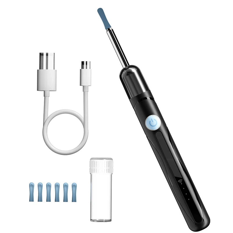 Visual Ear Cleaner Camera WIFI Ear Pick Waterproof 6LEDs Ear Sticks HD1080P 4.2MM Digital Ear Wax Removal Kits Ear Spoons Case Good Vibrations