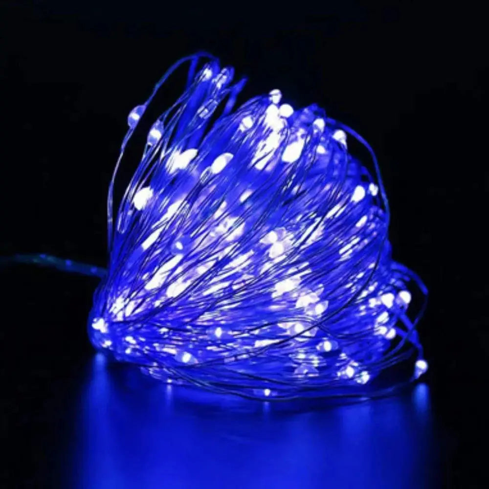 Led Copper Wire Fairy Lights Waterproof LED String Lights Battery Operated DIY Wedding Party Christmas Decoration Garland Good Vibrations