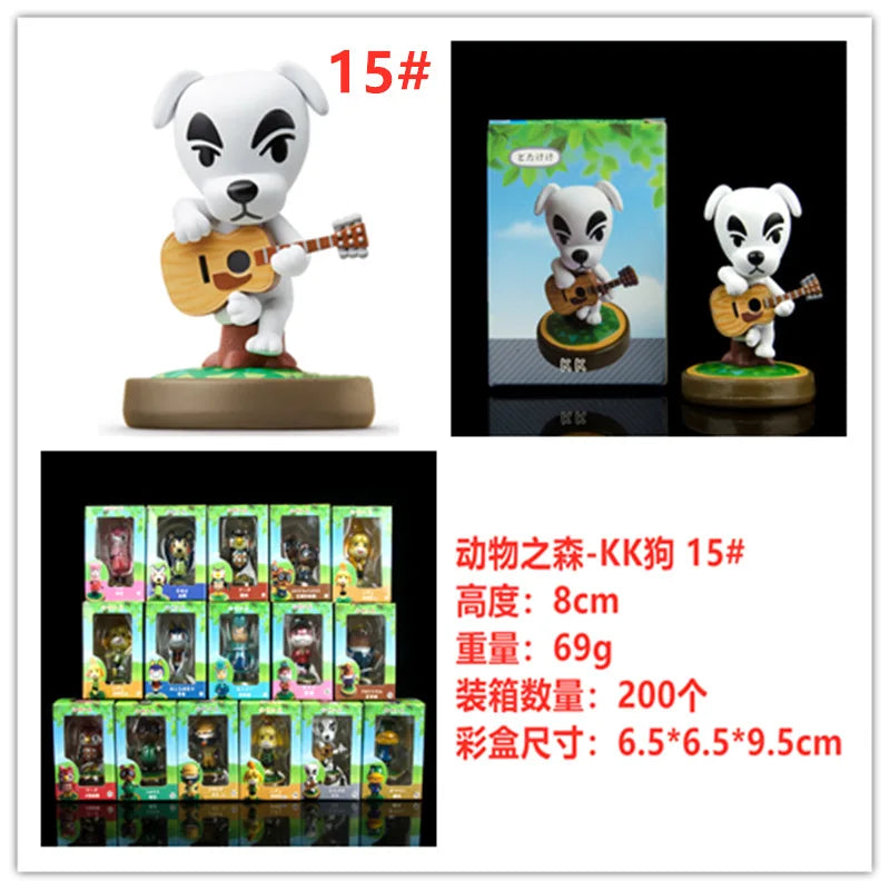 16th Edition Animal Crossing Friends Friendship Family Portrait Figure Set - Shiri Hikari Game Anime Figure Set Good Vibrations