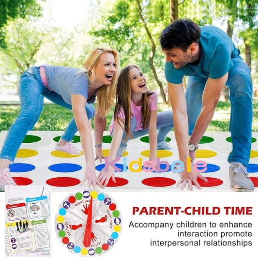 Twister Game Indoor Outdoor Toys Play Mat Funny Family Company Holiday Party Parent-Child Sports Interactive Group Toy Good Vibrations