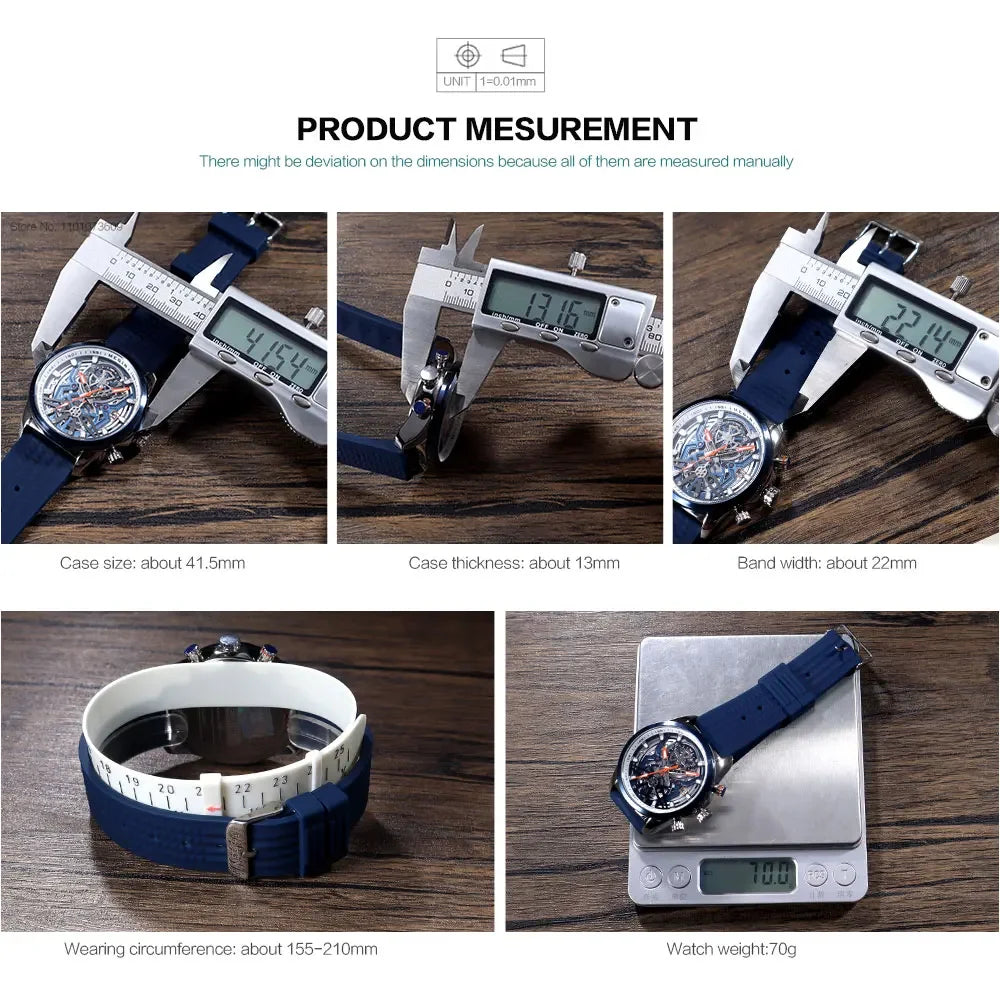 MEGIR Sport Quartz Watch Men Fashion Waterproof Chronograph Wristwatch with Date Olive Green Silicone Strap Luminous Hands 2235 Good Vibrations