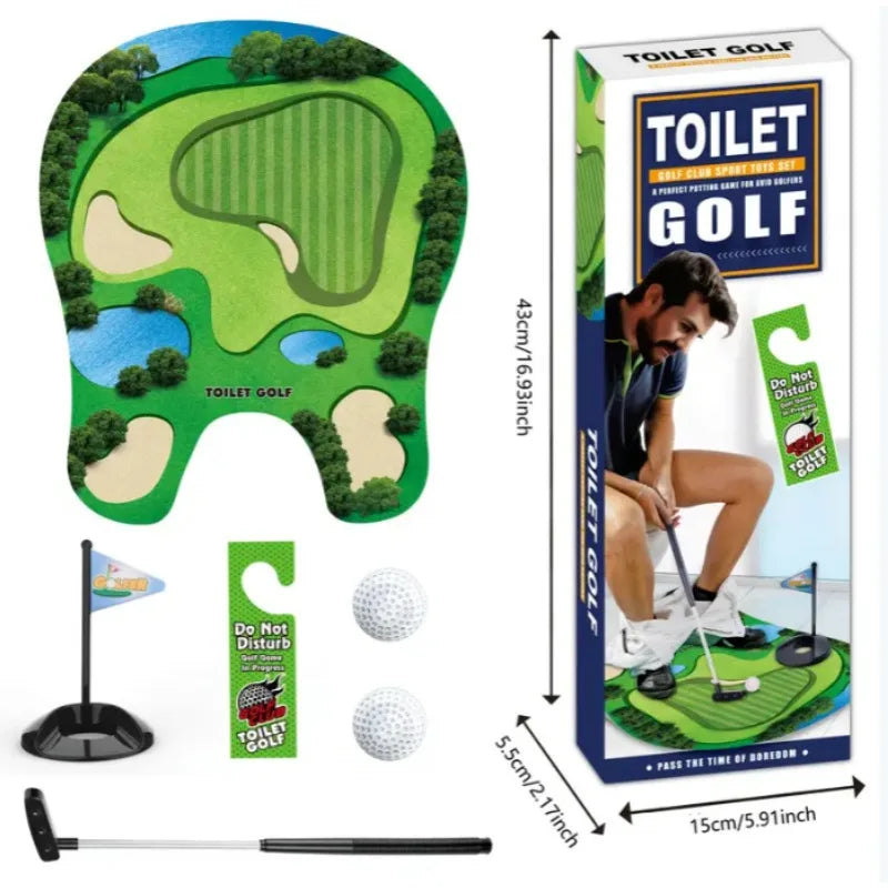 A Set of Five Toilet Golf Balls, A Fun and Leisure Golf Ball Set for The Toilet, Perfect As A Gift for Dad or Boyfriend. Good Vibrations