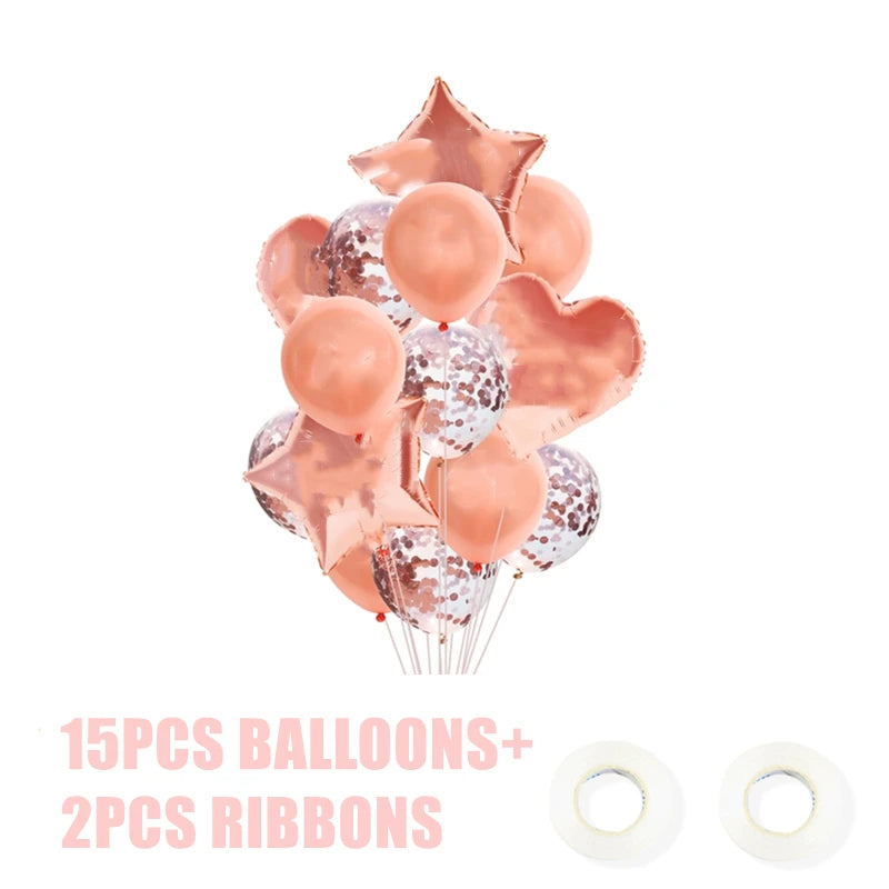 Bride To Be Balloons Rose Gold Letters Foil Balloon Team Wedding Decorations Bachelorette Party Supplies Good Vibrations