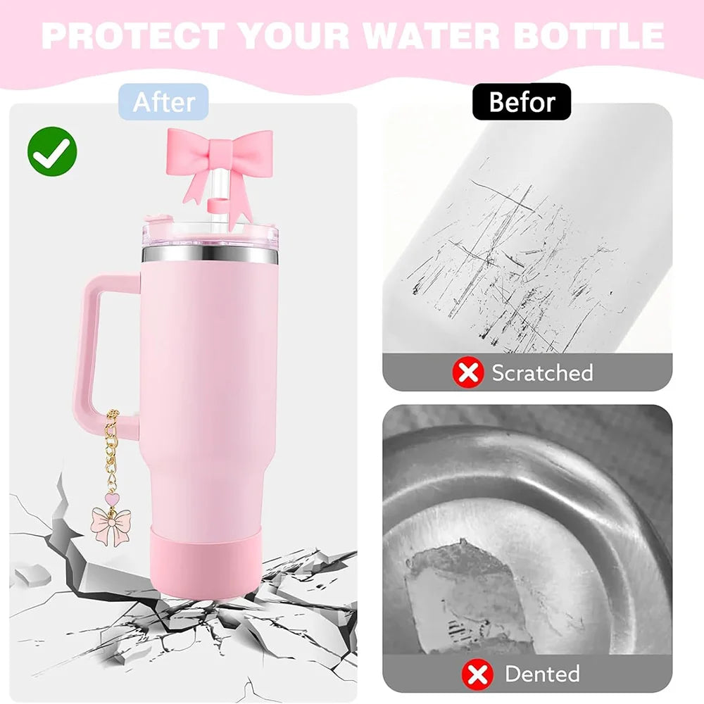 9pcs Cup Accessories for Stanley Spill Proof Stopper 10mm Straw Cover Cap Silicone Boot Charm Chain for 40oz Tumbler Cup Good Vibrations Adult Super Store