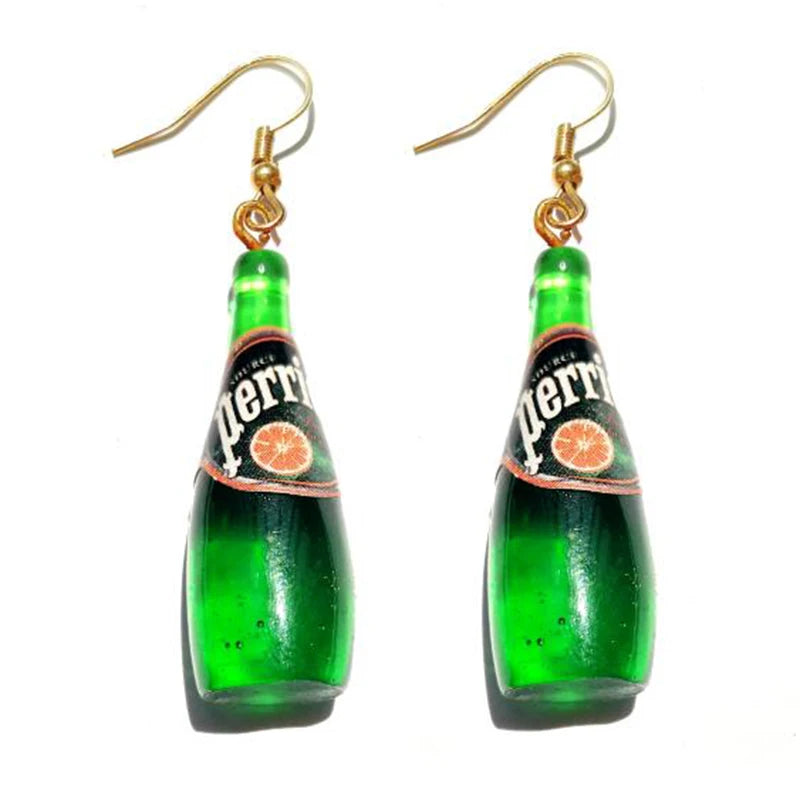 Earrings For Women Girls Cute Foods Hamburg Pizza Chicken Leg Candy Bottle Handmade Candy Kids Funny Resin Good Vibrations Adult Super Store