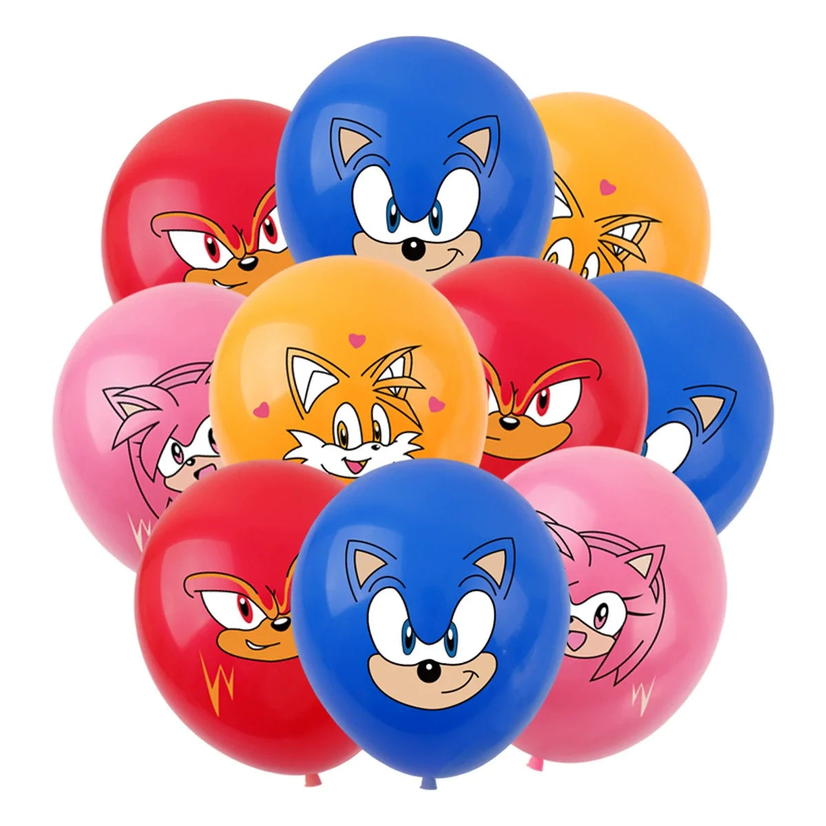 New Sonics Birthday Party Decorations Kids Party Supplies Paper Cups Tablecloth Cake Toppers Backdrop Baby Shower Decoration Good Vibrations