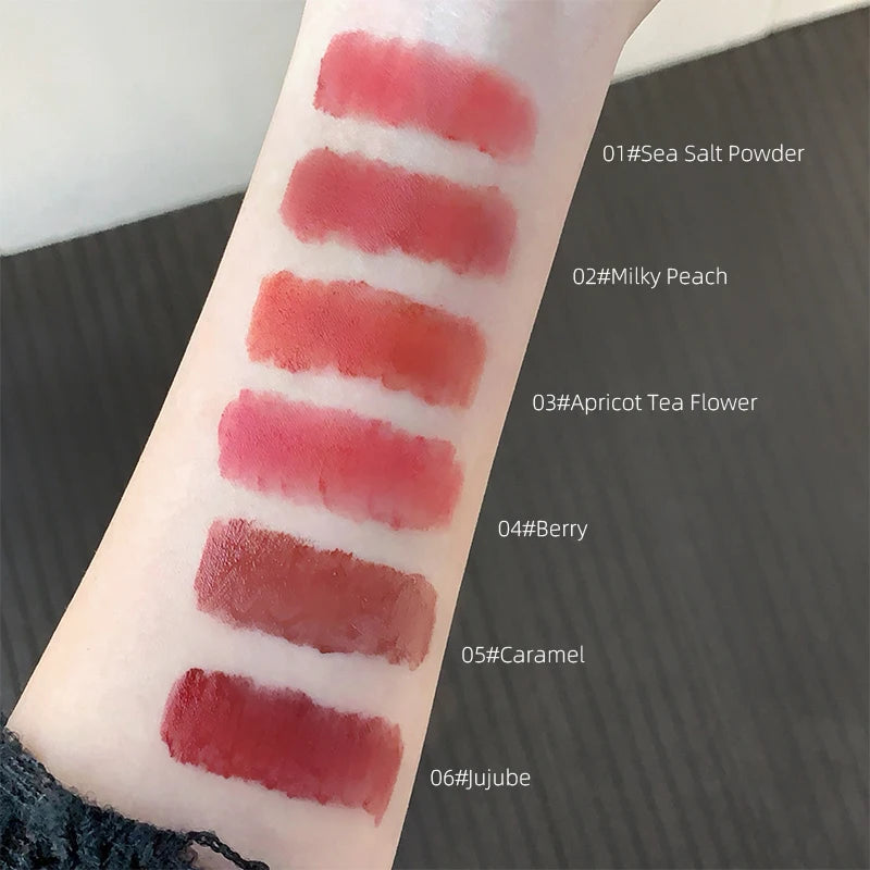 Gege Bear Pink Rabbit Velvet Matte Lip Cream Black Rabbit Water light lip glaze matte mirror pendant lipstick lip gloss Good Vibrations