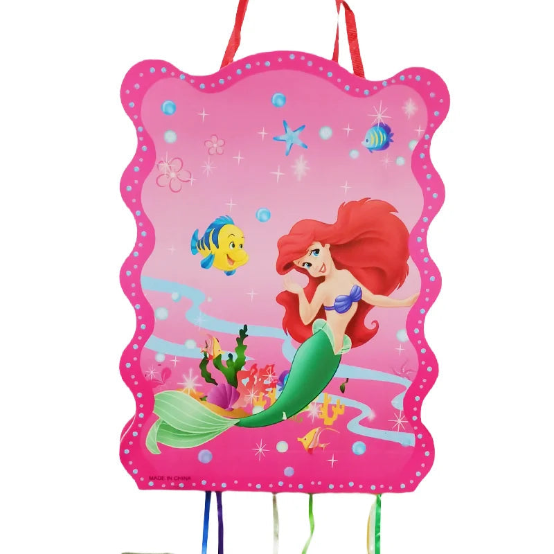 Disney Lilo Stitch Little Mermaid Frozen Princess Boys Girls Favors Pinata Happy Birthday Events Party Decoration DIY Pinata Good Vibrations