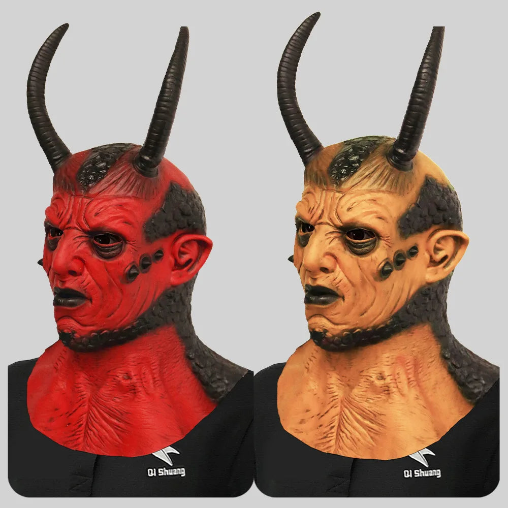 Halloween Mask Adult Monster Cosplay Costume Accessories Day of The Dead Headgear Carnival Party Headwear Festival Stage Props Good Vibrations