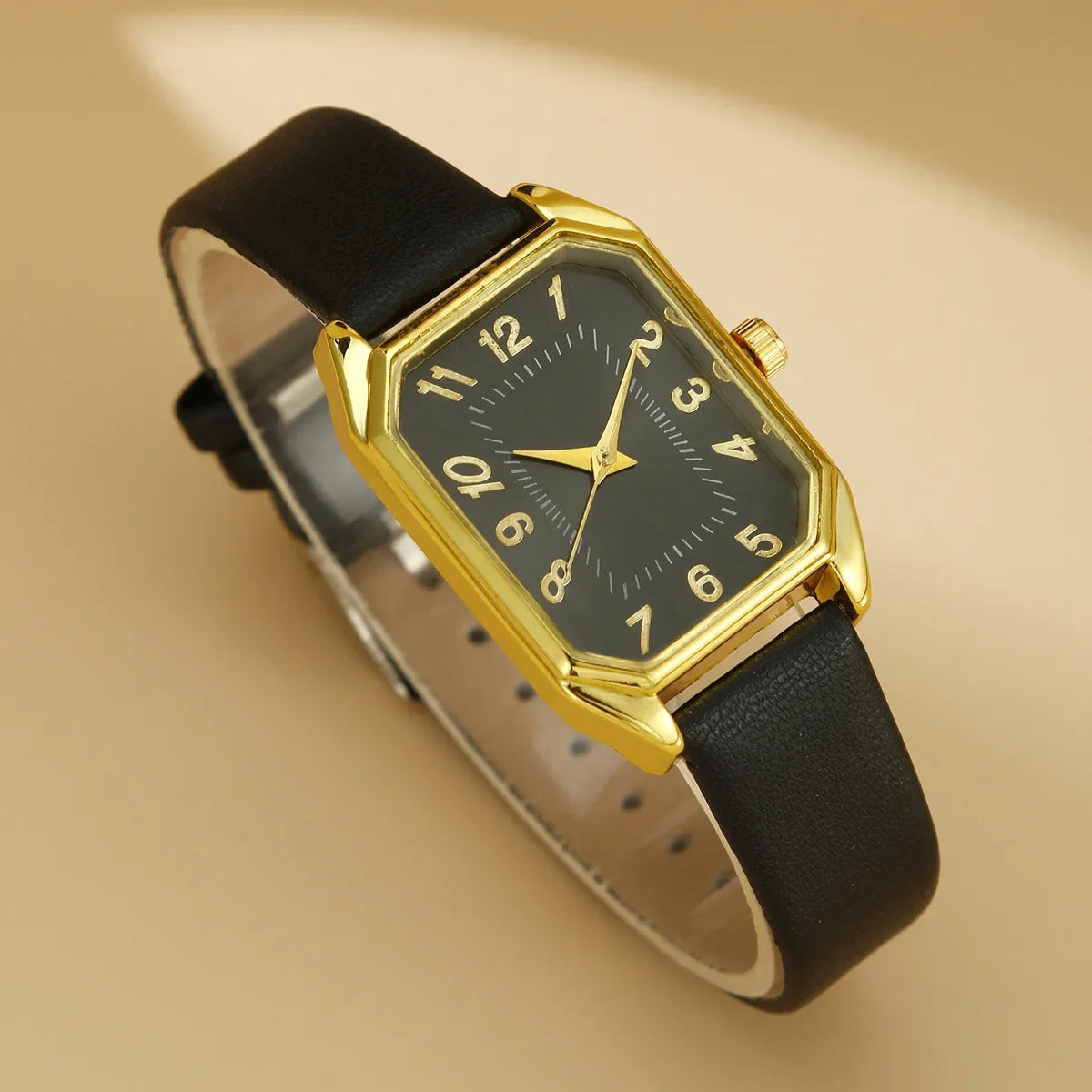 6/5/1PCS Luxury Fashion Square Women's Watches Brand Ladies Quartz Wristwatch Jewelry Set Classic Simple Femme Relogio Feminino Good Vibrations