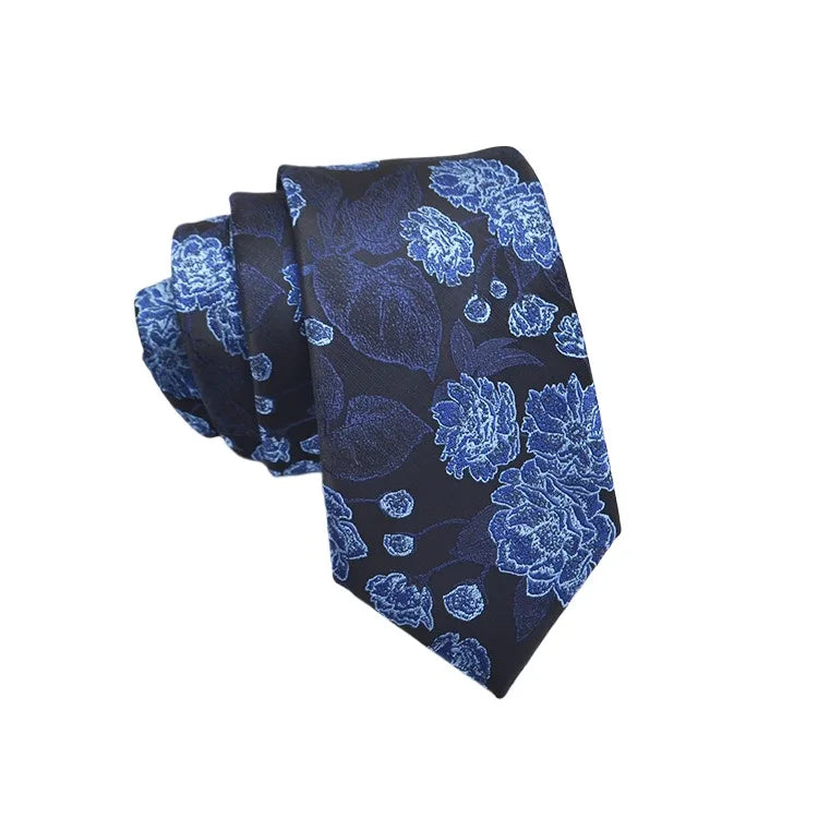 35 Styles Men's Silk Ties Jacquard Dot Floral 8cm Necktie Accessories Daily Wear Shirt Suit Cravat Wedding Party Gifts Neck Tie Good Vibrations