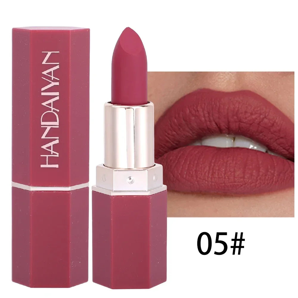 Nude Matte Velvet Lipstick Lip Liner Color Rendering Lasting Non-stick Cup Sexy Lipsticks Waterproof Beauty Lips Makeup Cosmetic Good Vibrations