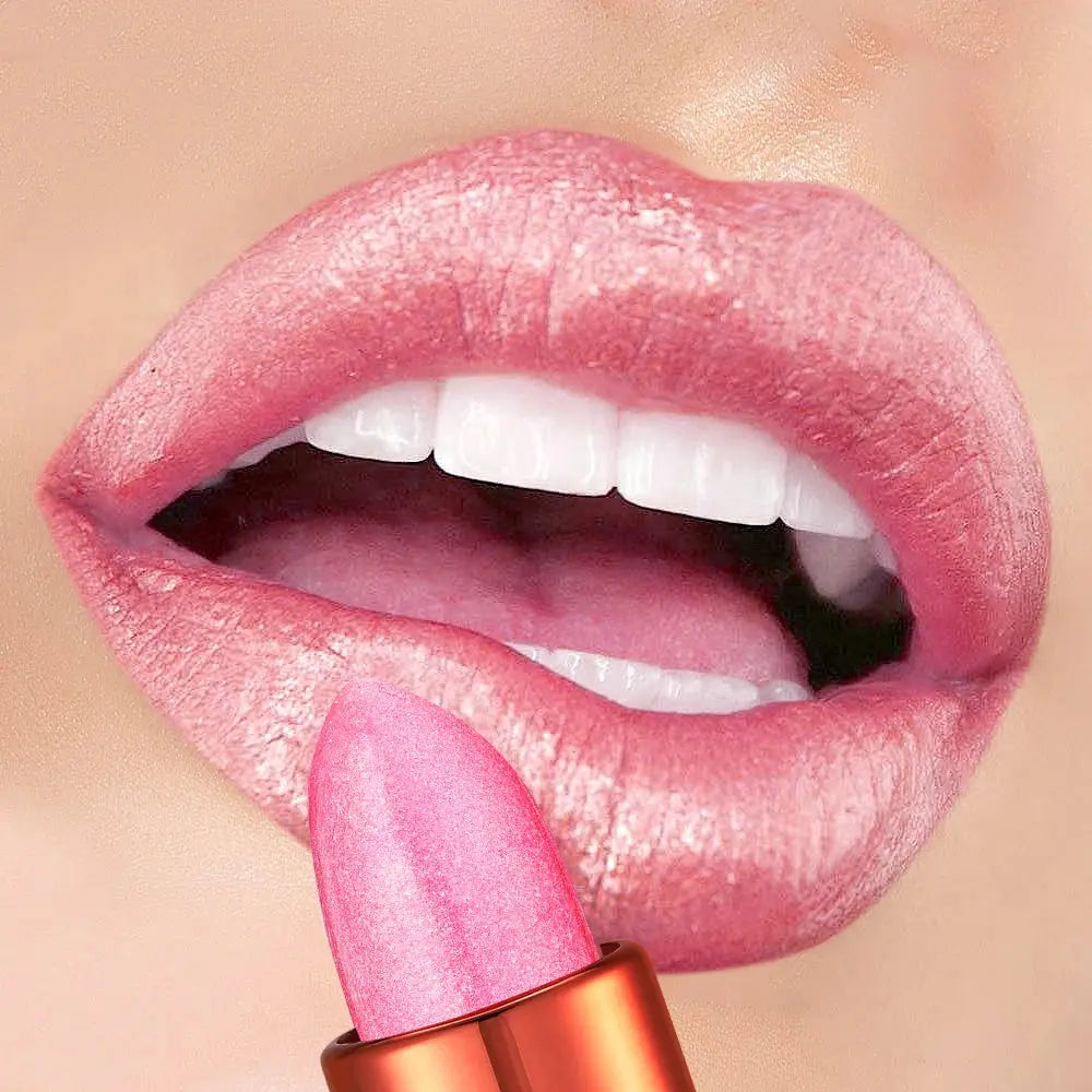 Rose smoke powder, bright starry sky, glossy velvet texture, durable, make your lips shiny, waterproof, anti-fouling. Good Vibrations
