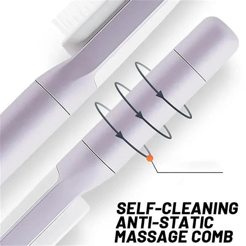 Rotatable Self Cleaning Hair Brush Telescopic Massage Airbag Comb Telescopic Cleaning Anti-static Hairdressing Air Cushion Comb Good Vibrations